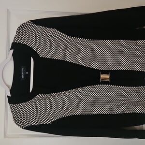 Womens classic sweater jacket top blazer. Jones of New York.  PM